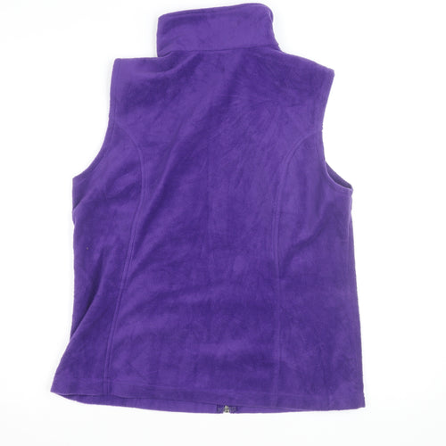 Columbia Unisex Adults Purple Fleece Bodywarmer Gilet Size L