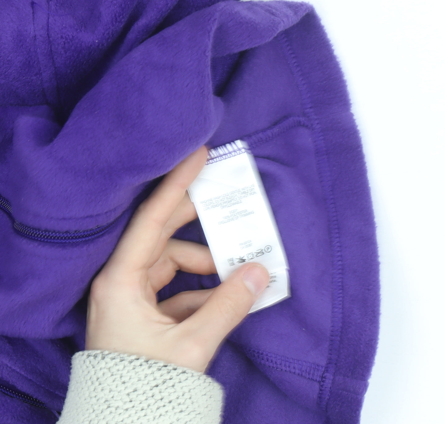 Columbia Unisex Adults Purple Fleece Bodywarmer Gilet Size L