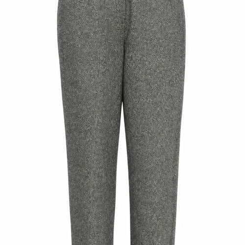Tabi International Women's Black Tweed Tapered Trousers Size 10