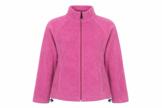 Columbia Women Pink Fleece Full Zip Lightweight Active Jacket M