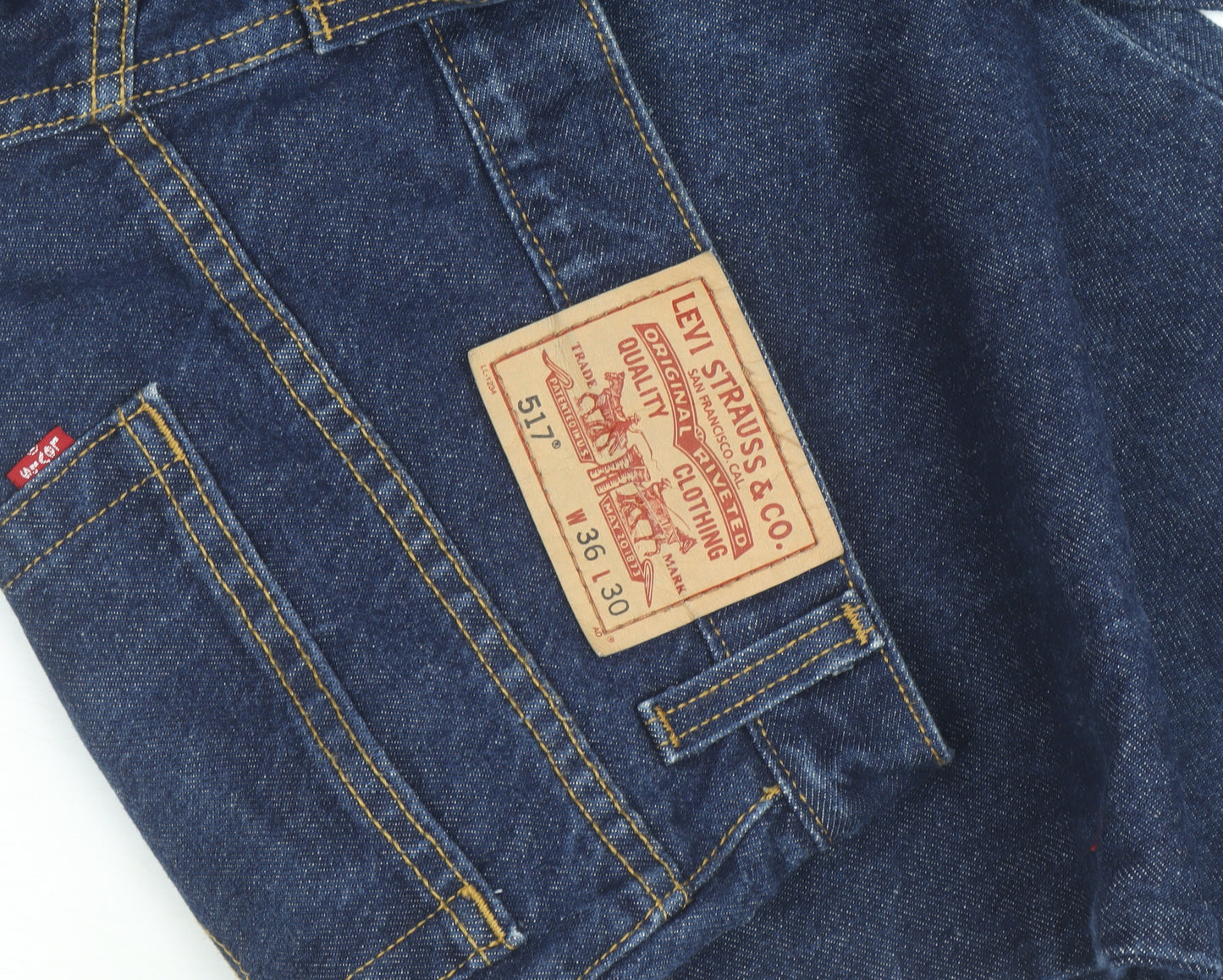 Levi's 517 Men's Blue Bootcut Denim Jeans W36 L30