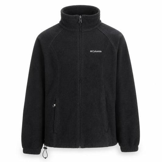 Columbia Men's Black Fleece Full Zip Basic Jacket Size S