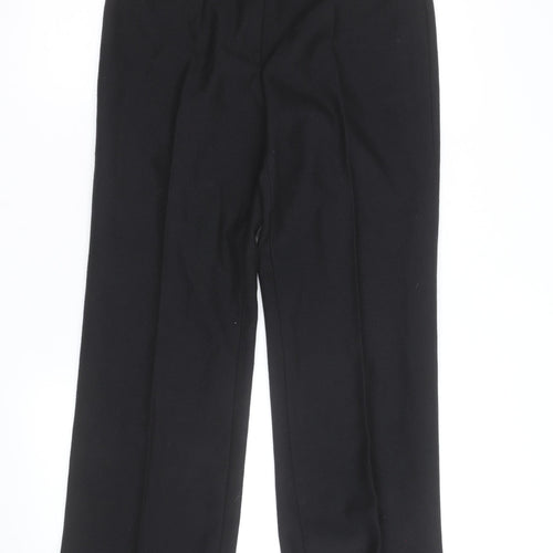 Lady Brax Black Dress Pants Unisex Adults M Regular Fit Straight Leg Trousers