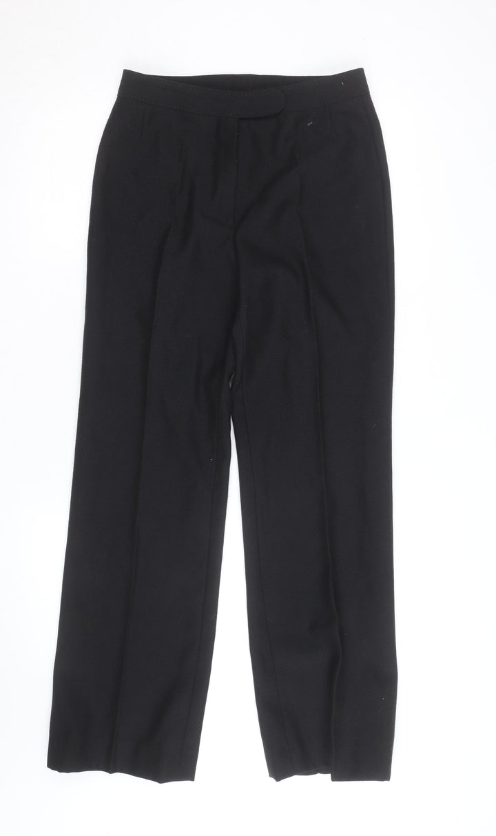 Lady Brax Black Dress Pants Unisex Adults M Regular Fit Straight Leg Trousers