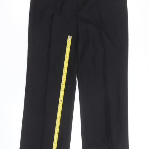 Lady Brax Black Dress Pants Unisex Adults M Regular Fit Straight Leg Trousers