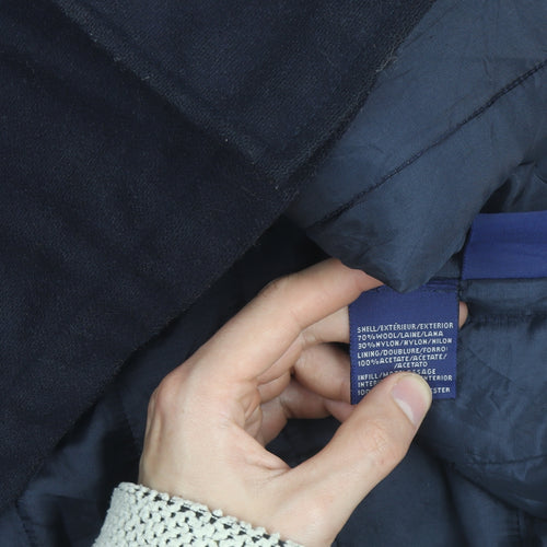 Tommy Hilfiger Men's Blue Wool Blend Lined XL Jacket