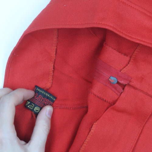 Beastly Women’s Red Wide-Leg Trousers Size 12 Polyester