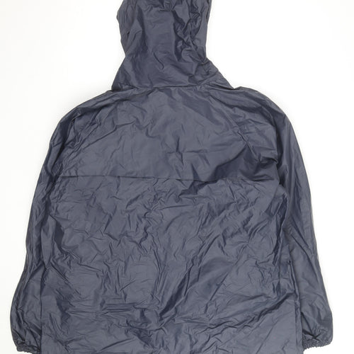 Army & Navy Mens Blue XL Waterproof Hooded Rain Jacket