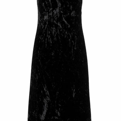 Brooks Brothers Women’s Black Velvet Long Slip Dress Size 8