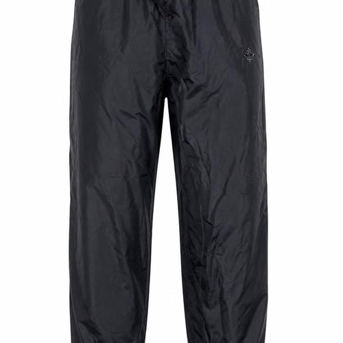 Jerzees Men’s Black M Nylon Jogger Trousers with Drawstring Waist