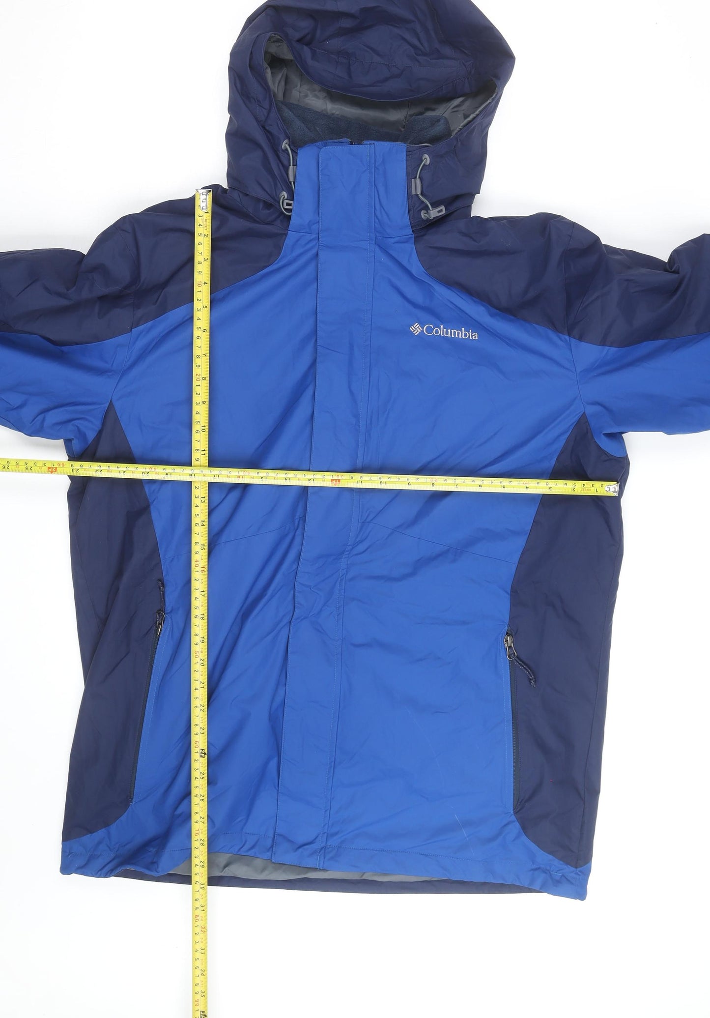 Columbia Men's Blue Interchange Waterproof Hooded Jacket L