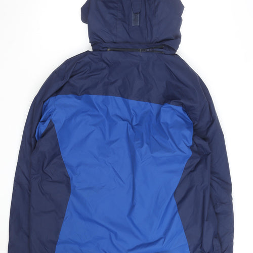 Columbia Men's Blue Interchange Waterproof Hooded Jacket L