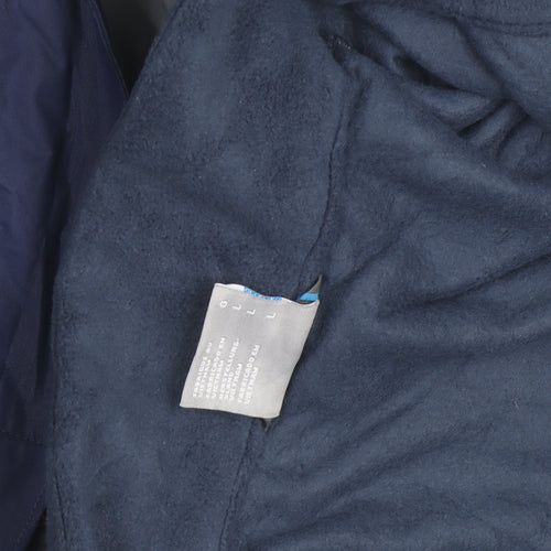 Columbia Men's Blue Interchange Waterproof Hooded Jacket L