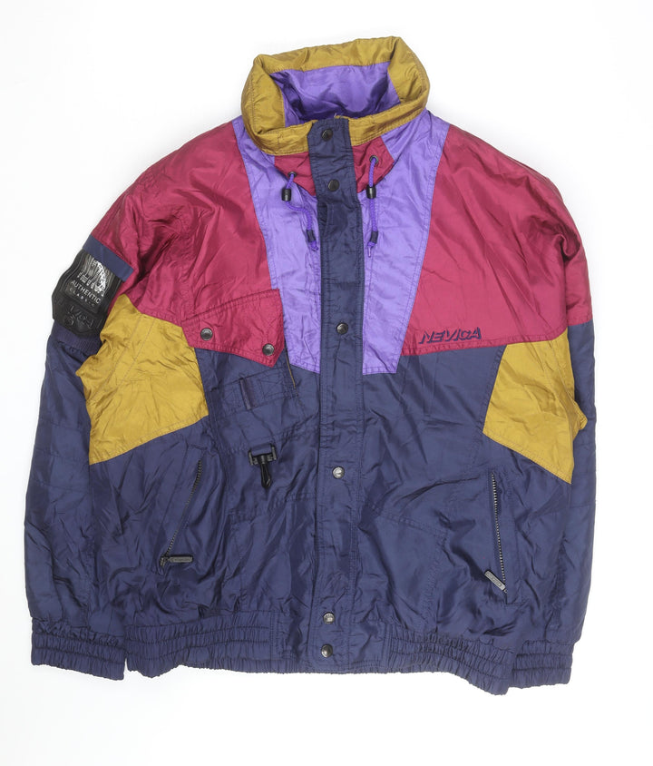 Nevica Mens Multicoloured M 90s Retro Ski Jacket Waterproof Lined