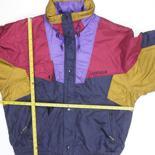 Nevica Mens Multicoloured M 90s Retro Ski Jacket Waterproof Lined