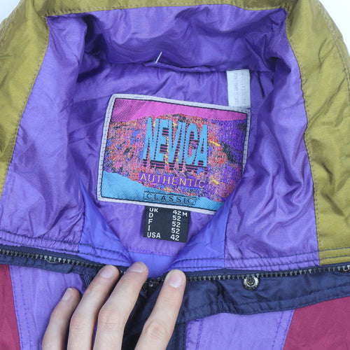Nevica Mens Multicoloured M 90s Retro Ski Jacket Waterproof Lined