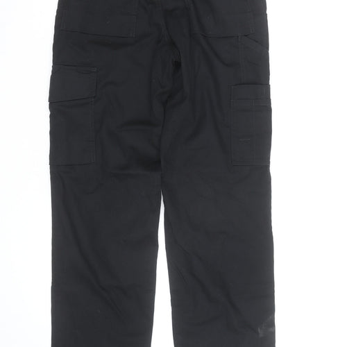 ProJob Men's Black Cargo Workwear Trousers Size M Regular Fit