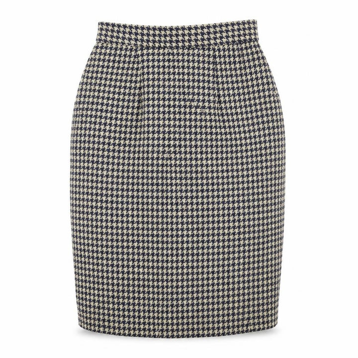 Evan Picone Women’s Blue Houndstooth Wool Pencil Skirt Size 10