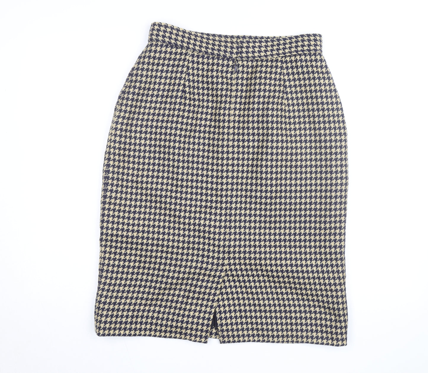 Evan Picone Women’s Blue Houndstooth Wool Pencil Skirt Size 10