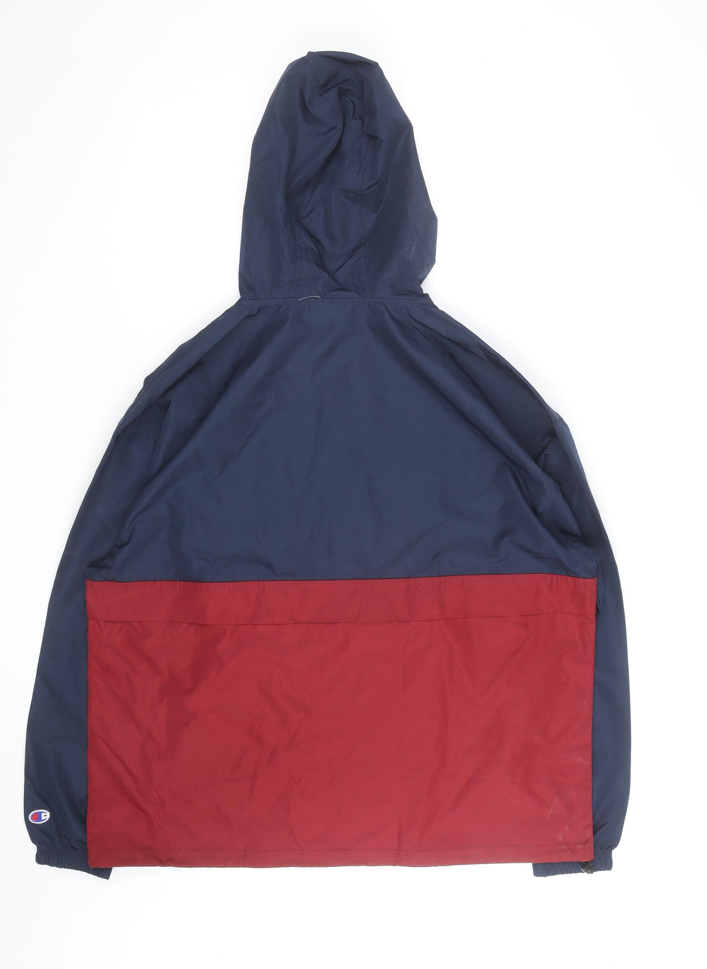 Champion Men's Blue XL Hooded Windbreaker Jacket
