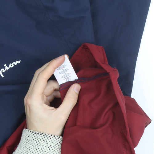 Champion Men's Blue XL Hooded Windbreaker Jacket