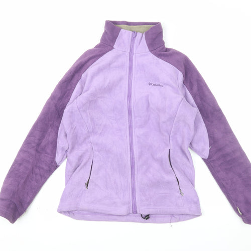 Columbia Women's Purple Fleece Full Zip Outdoor Jacket Size S