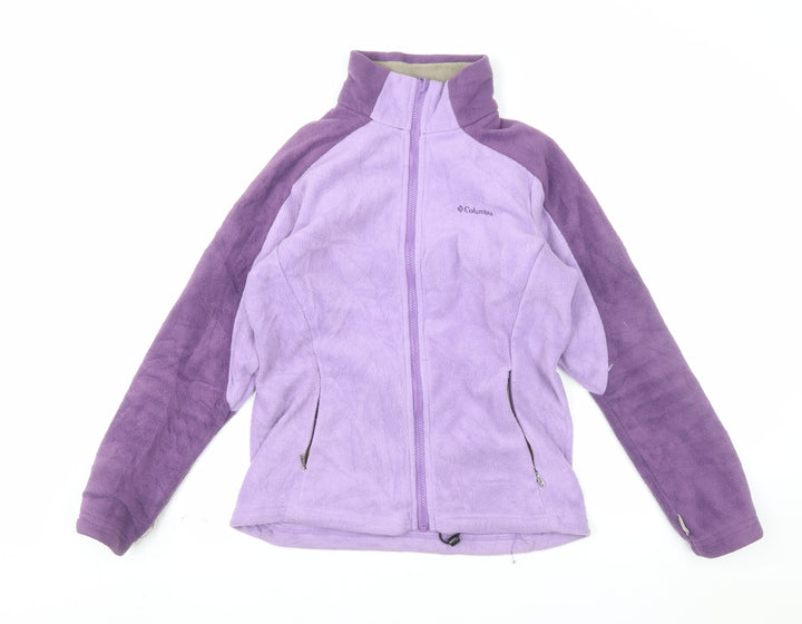 Columbia Women's Purple Fleece Full Zip Outdoor Jacket Size S