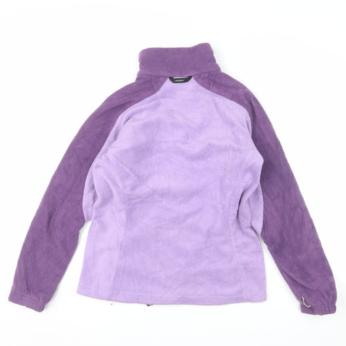 Columbia Women's Purple Fleece Full Zip Outdoor Jacket Size S