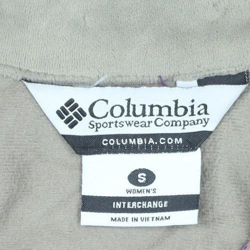 Columbia Women's Purple Fleece Full Zip Outdoor Jacket Size S