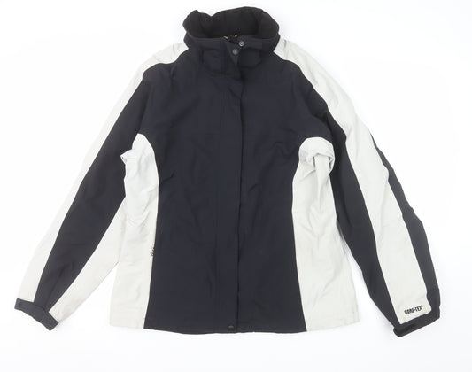 Quest Women's Black & White Ski Jacket Waterproof M