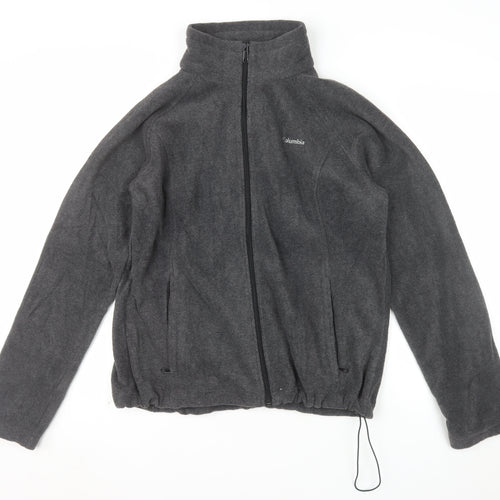 Columbia Mens Grey XL Fleece Full Zip Outdoor Jacket