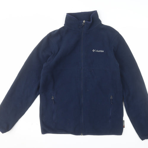 Columbia Men's Blue Fleece Full Zip Outdoor Jacket Size S