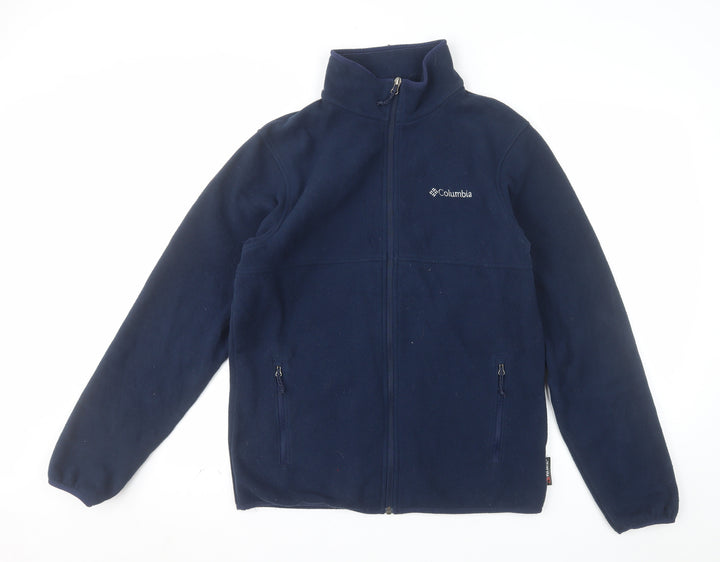 Columbia Men's Blue Fleece Full Zip Outdoor Jacket Size S