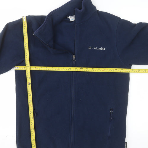 Columbia Men's Blue Fleece Full Zip Outdoor Jacket Size S