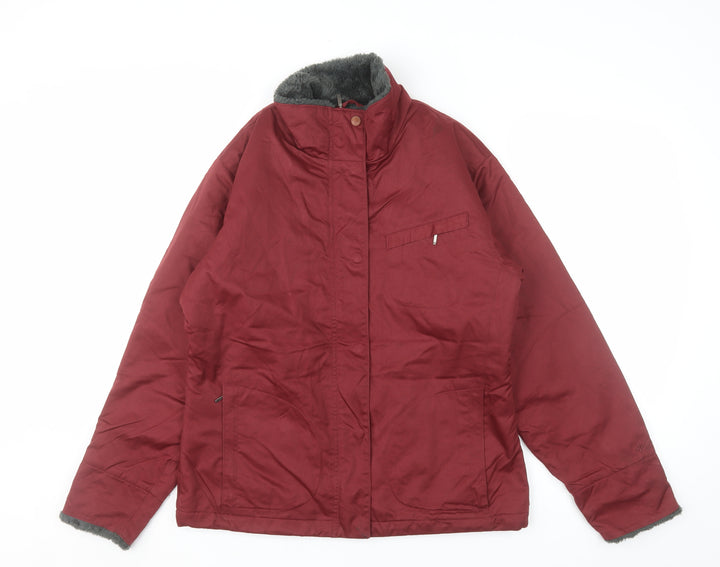Columbia Women's Red Parka Jacket M Insulated Water Resistant