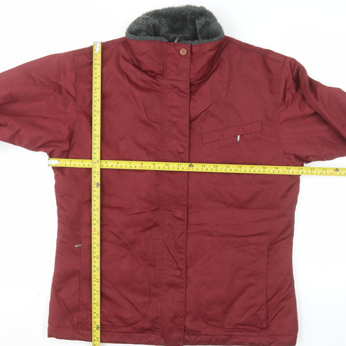 Columbia Women's Red Parka Jacket M Insulated Water Resistant