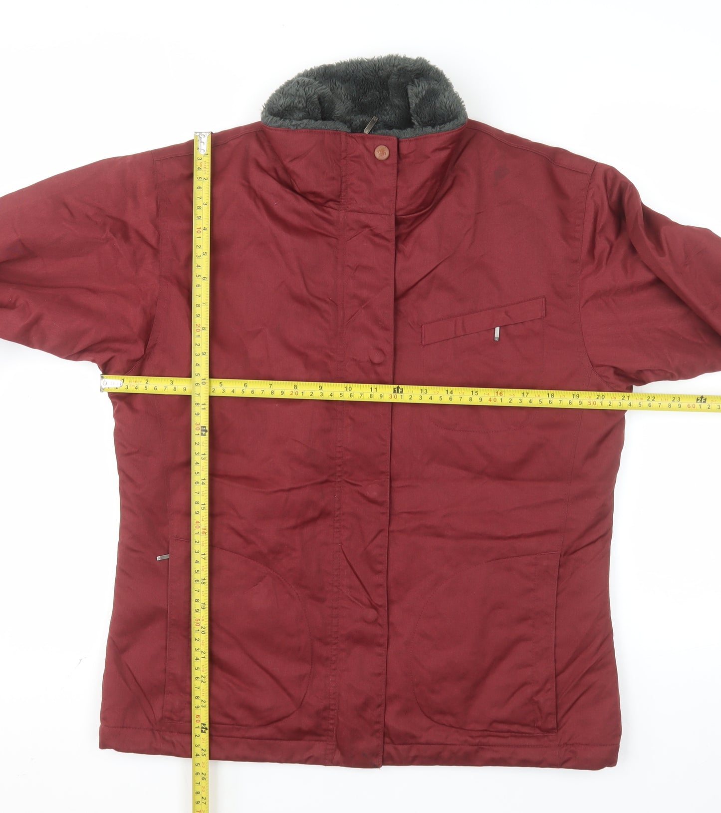 Columbia Women's Red Parka Jacket M Insulated Water Resistant