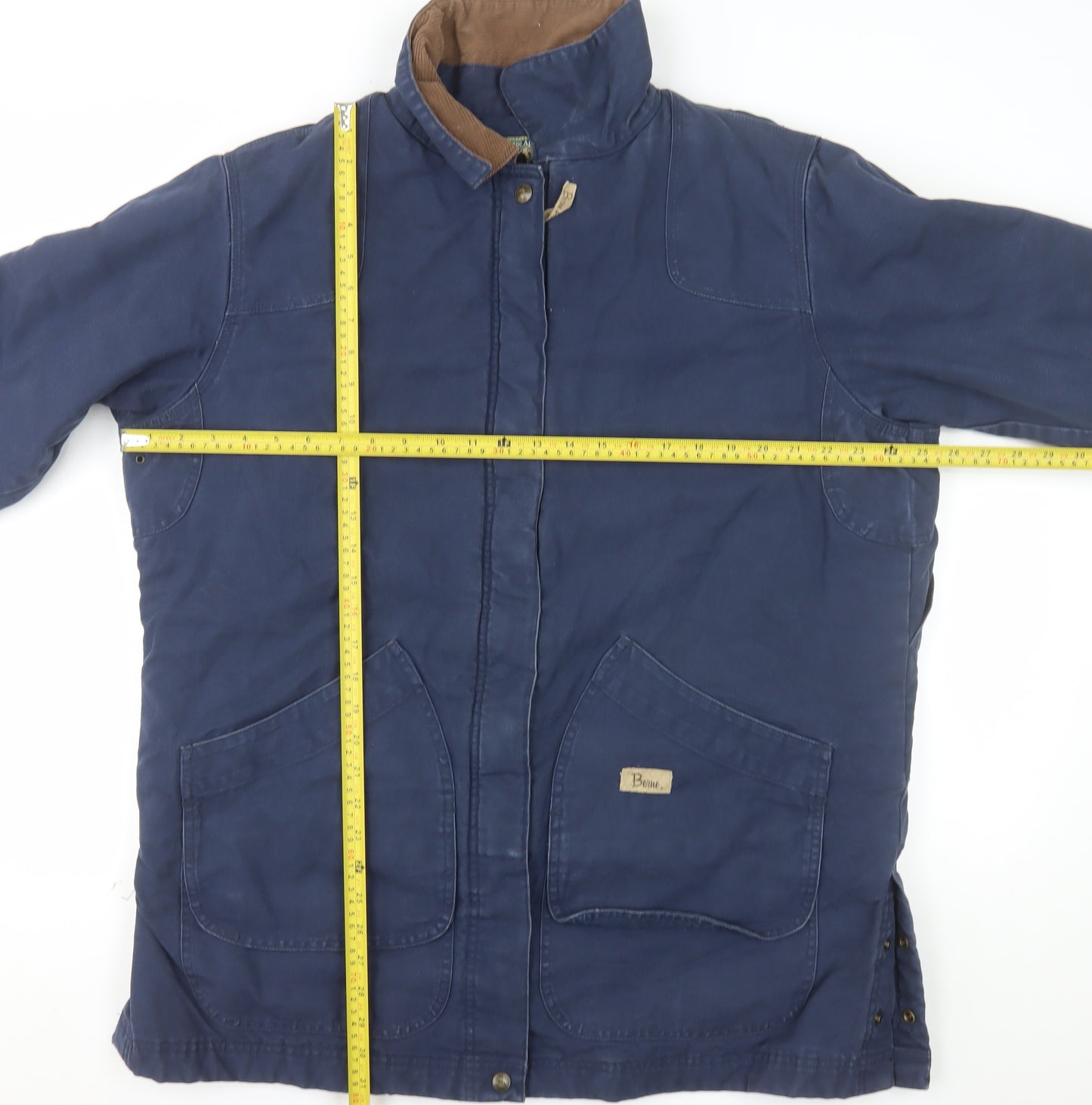 Berne Apparel Women’s Navy Mid-Length Work Jacket Size L (14-16)