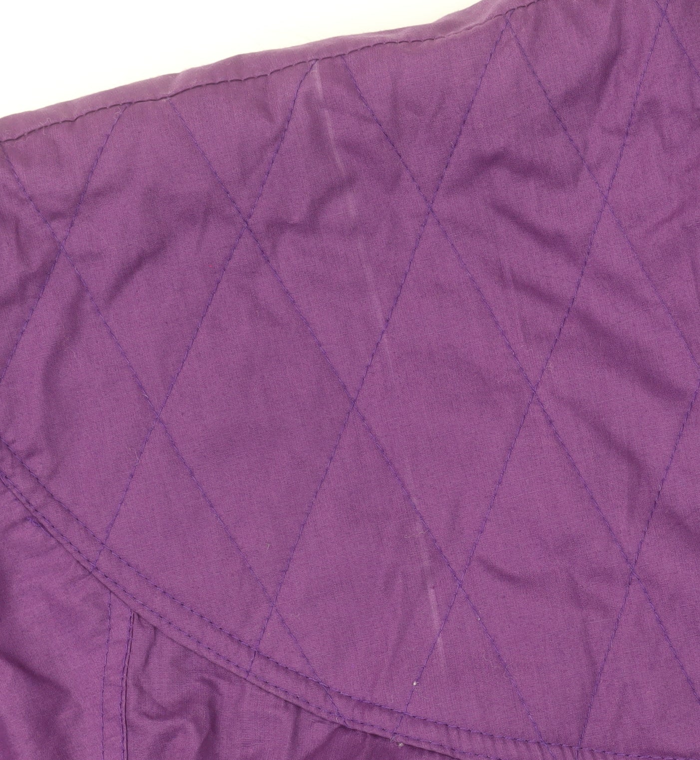 Compliments Womens Purple Quilted Parka Jacket Size 18 Relaxed Fit