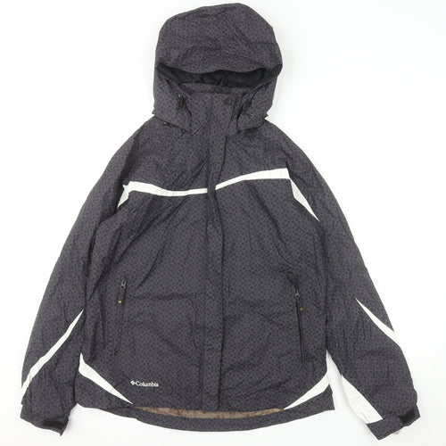 Columbia Women's Grey 3-in-1 Waterproof Hooded Jacket M