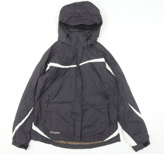 Columbia Women's Grey 3-in-1 Waterproof Hooded Jacket M