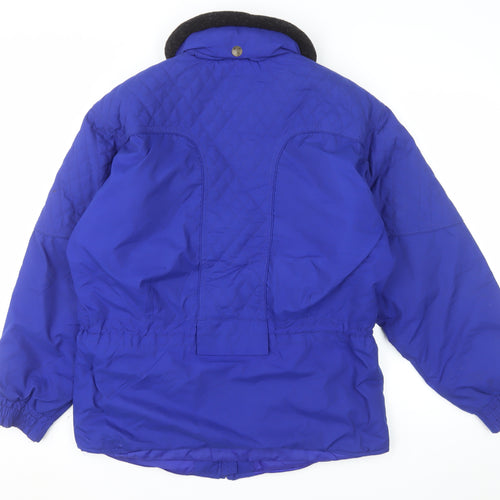 Collini Women's Blue Quilted Thermal Puffer Jacket Size 12