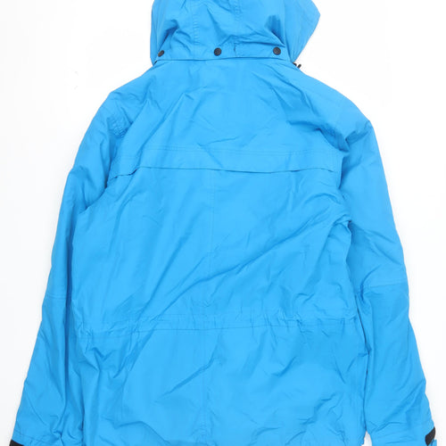McKINLEY Women's Blue L Hooded Waterproof Puffer Jacket