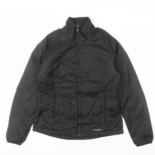 Eddie Bauer Women's Black M Quilted Puffer Jacket Winter Warm Coat