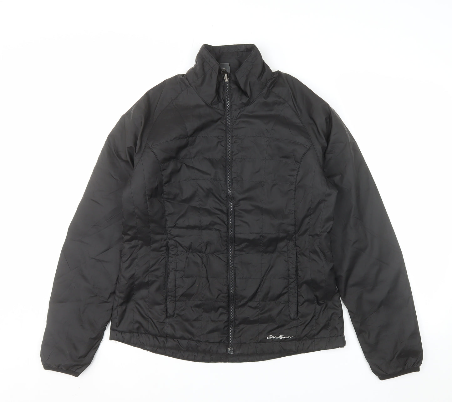 Eddie Bauer Women's Black M Quilted Puffer Jacket Winter Warm Coat