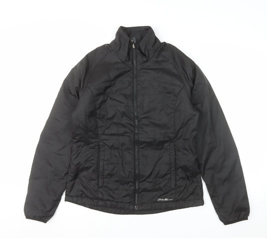 Eddie Bauer Women's Black M Quilted Puffer Jacket Winter Warm Coat