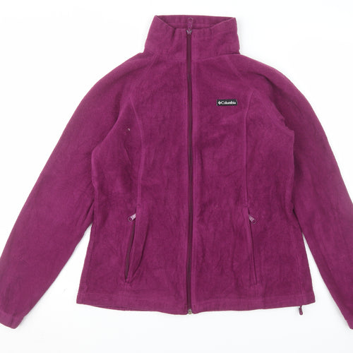 Columbia Women's Purple Fleece Full Zip Outdoor Jacket Size L