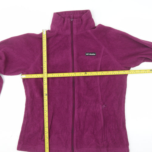 Columbia Women's Purple Fleece Full Zip Outdoor Jacket Size L