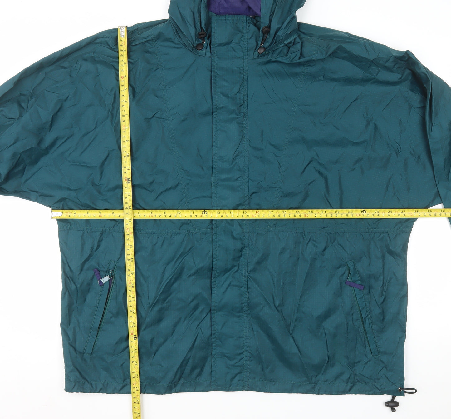 West Marine Mens Green XL Hooded Windbreaker Jacket