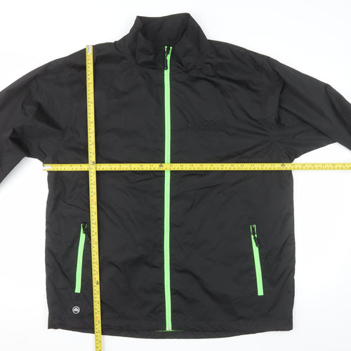 Stormtech Men's Black Windbreaker Jacket XL Polyester Lightweight